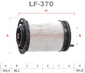 Топливный фильтр LYNX LF-370 (картридж) auto