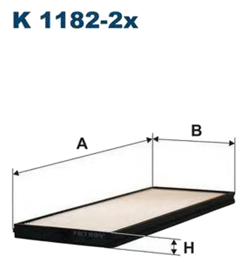 Салонный фильтр Filtron K1182-2X