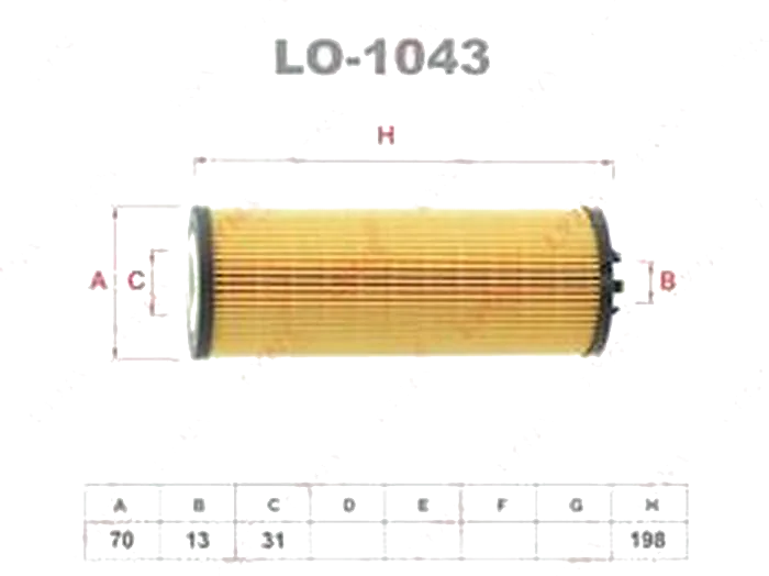 Масляный фильтр LYNX LO-1043  LO-1043 auto