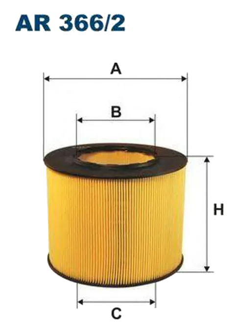 Воздушный фильтр Filtron AR366/2 SAAB