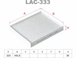 Салонный фильтр LYNX LAC-333 auto